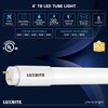 Luxrite 4FT T8 LED Tube Light Bulbs 12W/15W/18W Up to 2250LM 5CCT 3000K-6500K Ballast Bypass, 4PK LR34238-4PK